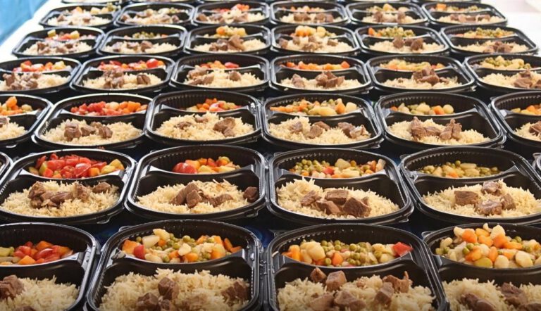 Distribution alimentaire auprès des familles